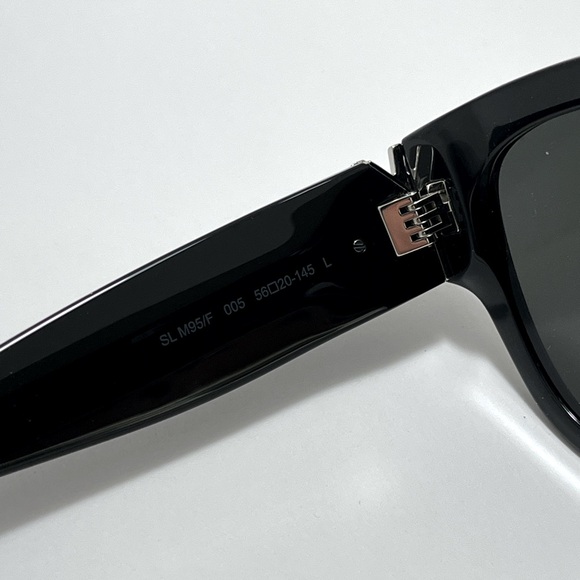 Saint Laurent SL M95/F 005 Black Sunglasses - Picture 7 of 8